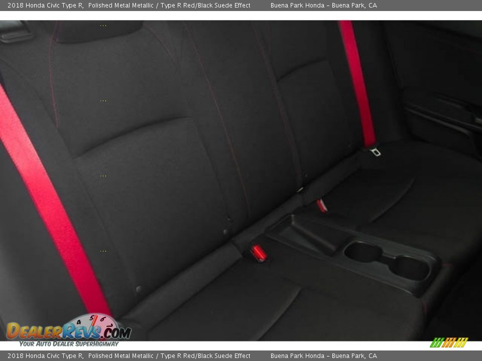 2018 Honda Civic Type R Polished Metal Metallic / Type R Red/Black Suede Effect Photo #17