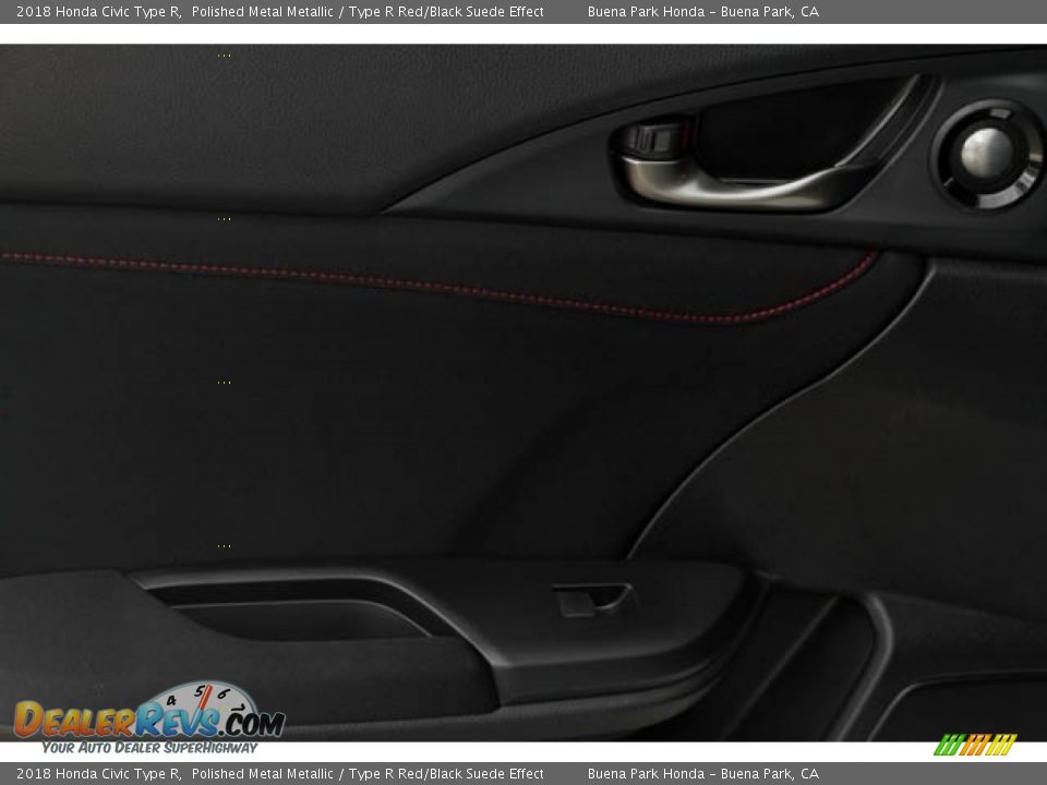 2018 Honda Civic Type R Polished Metal Metallic / Type R Red/Black Suede Effect Photo #25