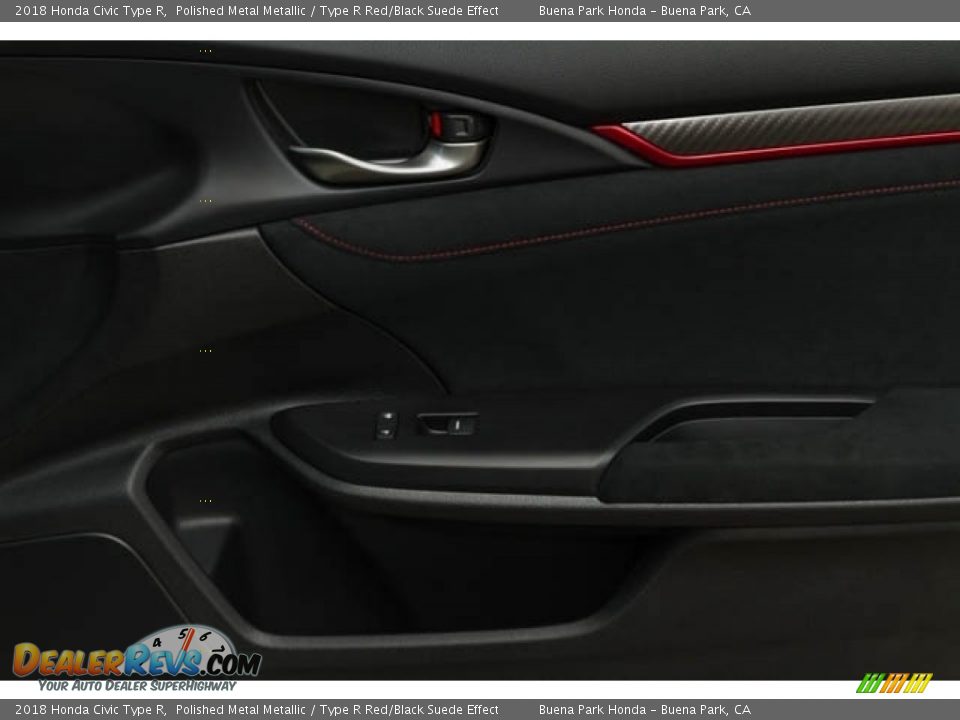 2018 Honda Civic Type R Polished Metal Metallic / Type R Red/Black Suede Effect Photo #27