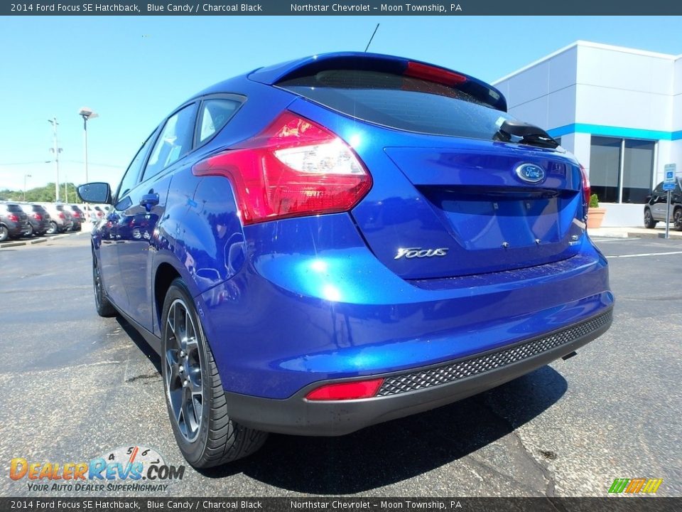 2014 Ford Focus SE Hatchback Blue Candy / Charcoal Black Photo #5