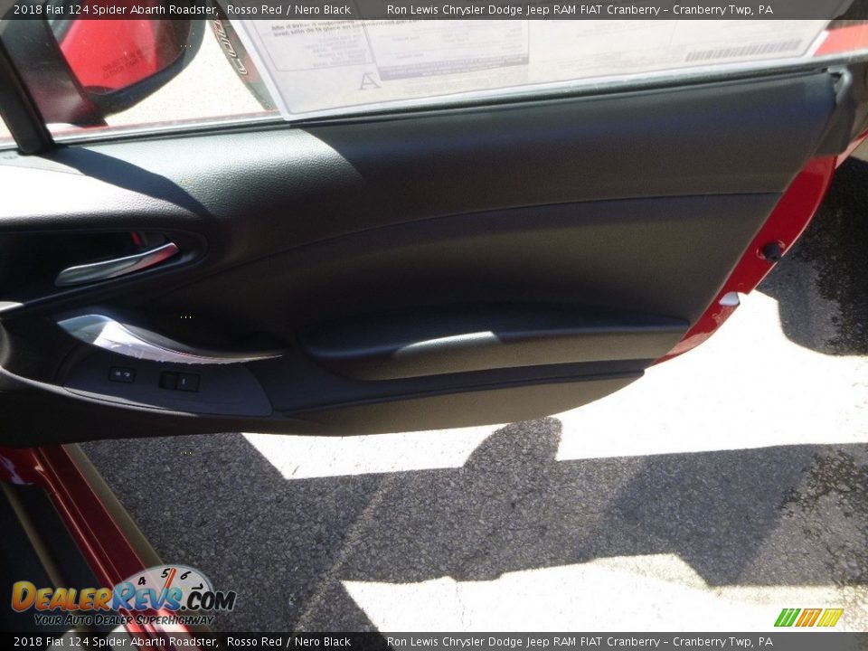 2018 Fiat 124 Spider Abarth Roadster Rosso Red / Nero Black Photo #10