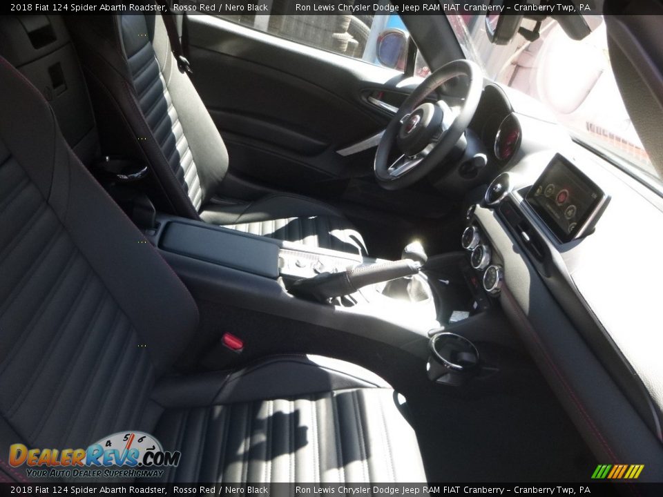 2018 Fiat 124 Spider Abarth Roadster Rosso Red / Nero Black Photo #11