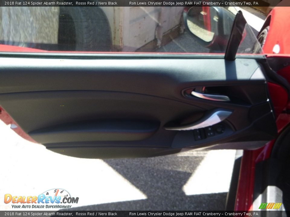 2018 Fiat 124 Spider Abarth Roadster Rosso Red / Nero Black Photo #13