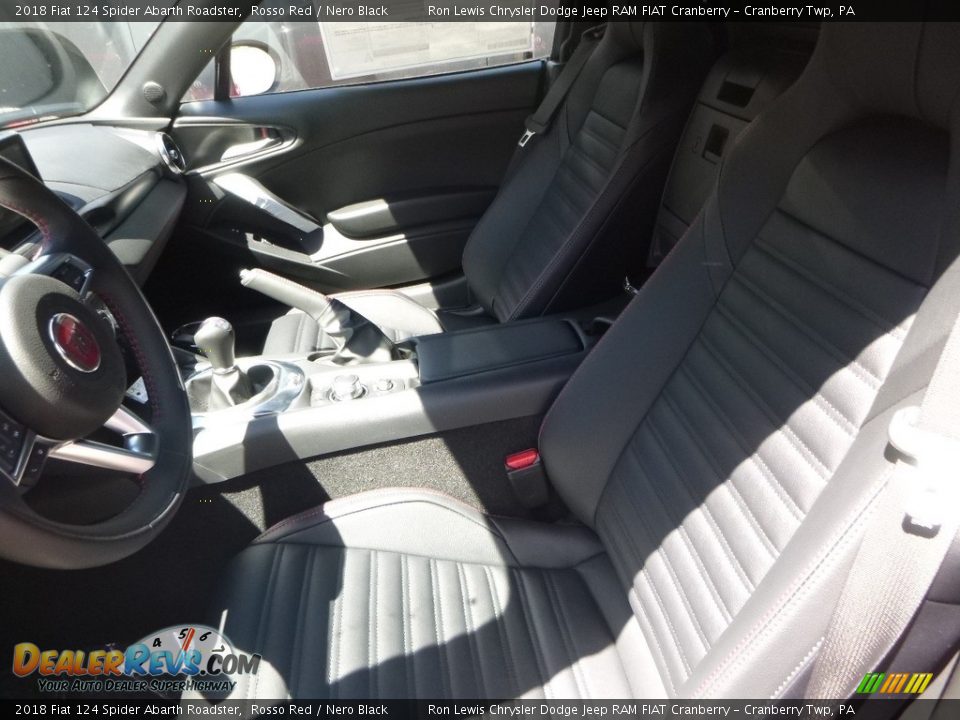 2018 Fiat 124 Spider Abarth Roadster Rosso Red / Nero Black Photo #15