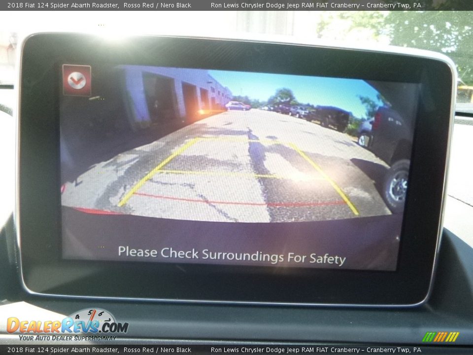 2018 Fiat 124 Spider Abarth Roadster Rosso Red / Nero Black Photo #16