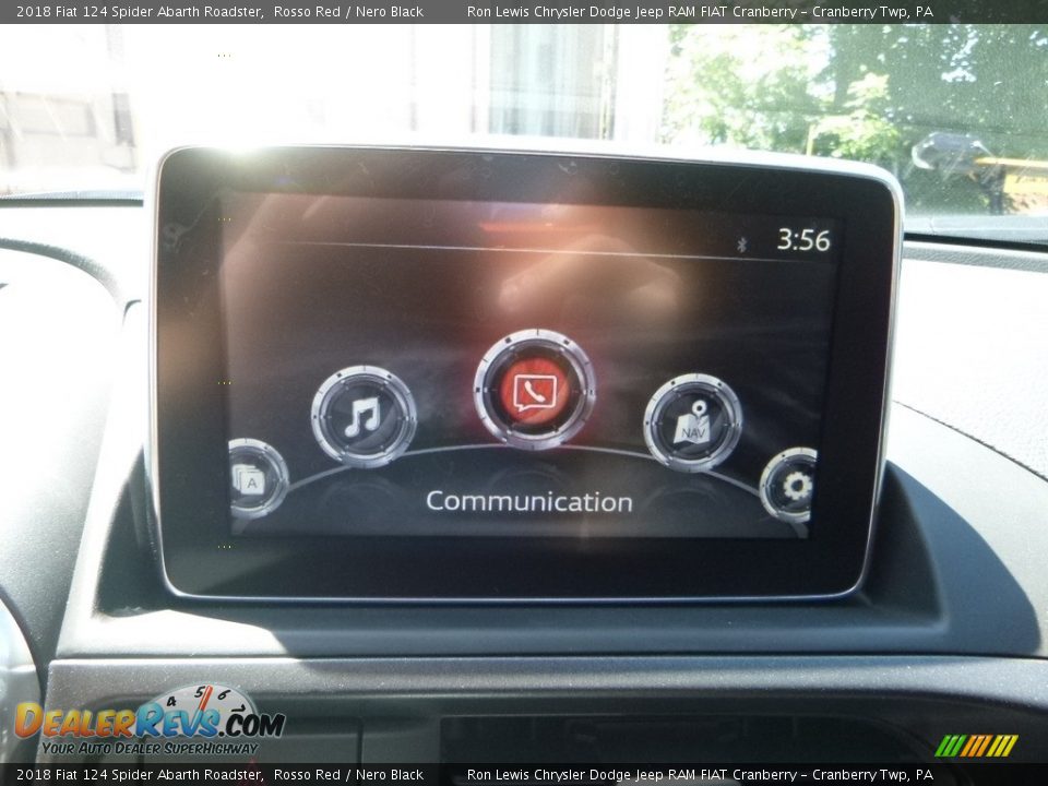 2018 Fiat 124 Spider Abarth Roadster Rosso Red / Nero Black Photo #17