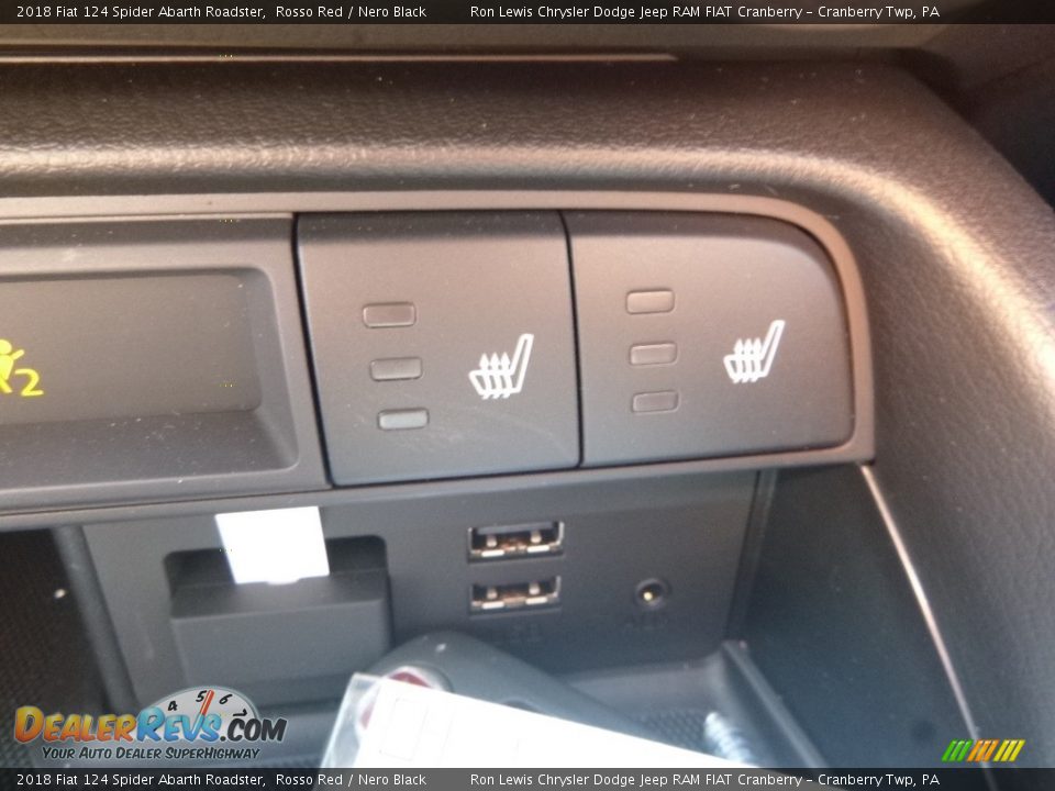 2018 Fiat 124 Spider Abarth Roadster Rosso Red / Nero Black Photo #18