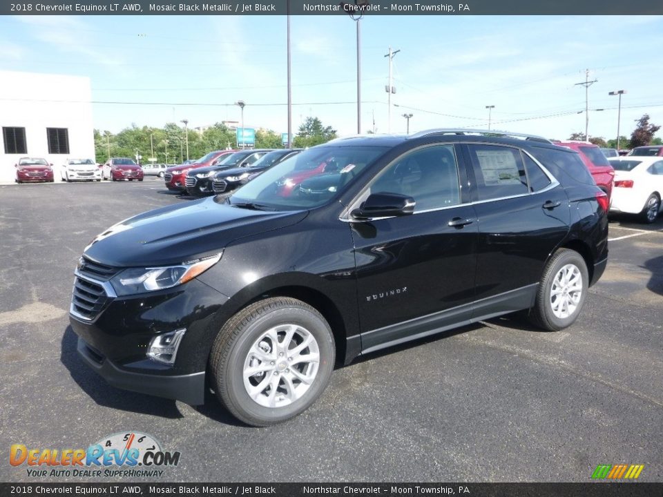 2018 Chevrolet Equinox LT AWD Mosaic Black Metallic / Jet Black Photo #1