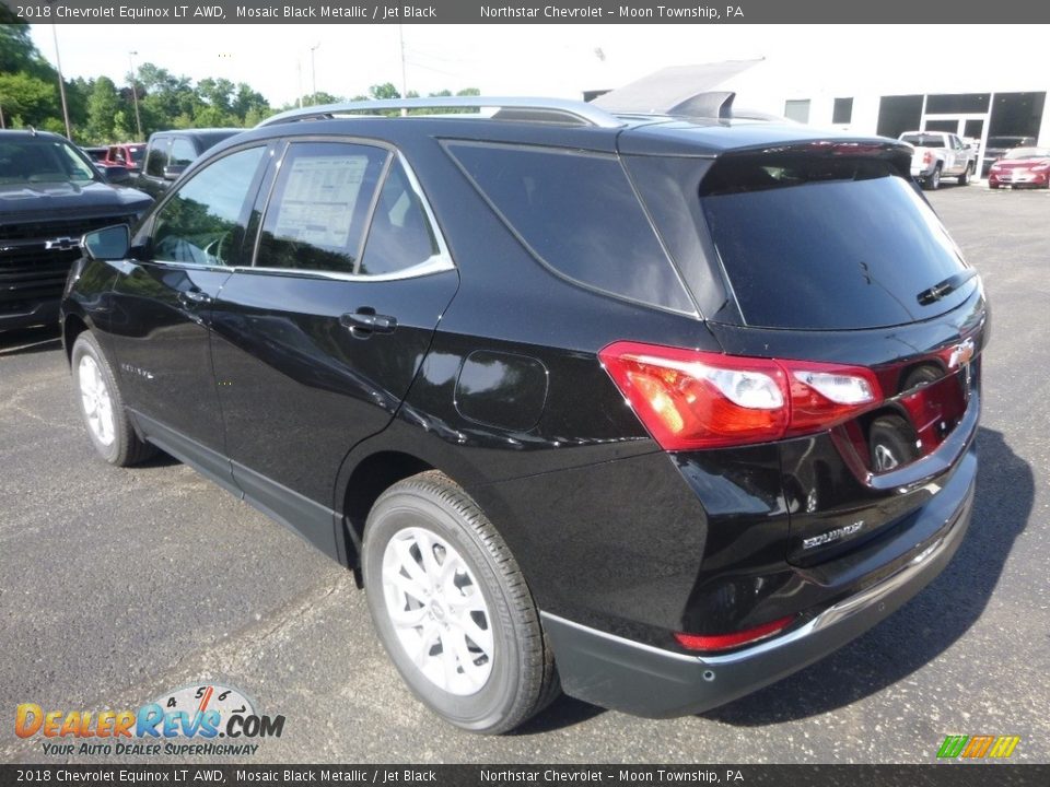 2018 Chevrolet Equinox LT AWD Mosaic Black Metallic / Jet Black Photo #3