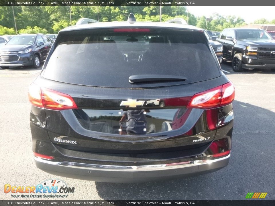 2018 Chevrolet Equinox LT AWD Mosaic Black Metallic / Jet Black Photo #4