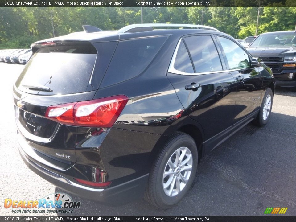 2018 Chevrolet Equinox LT AWD Mosaic Black Metallic / Jet Black Photo #5
