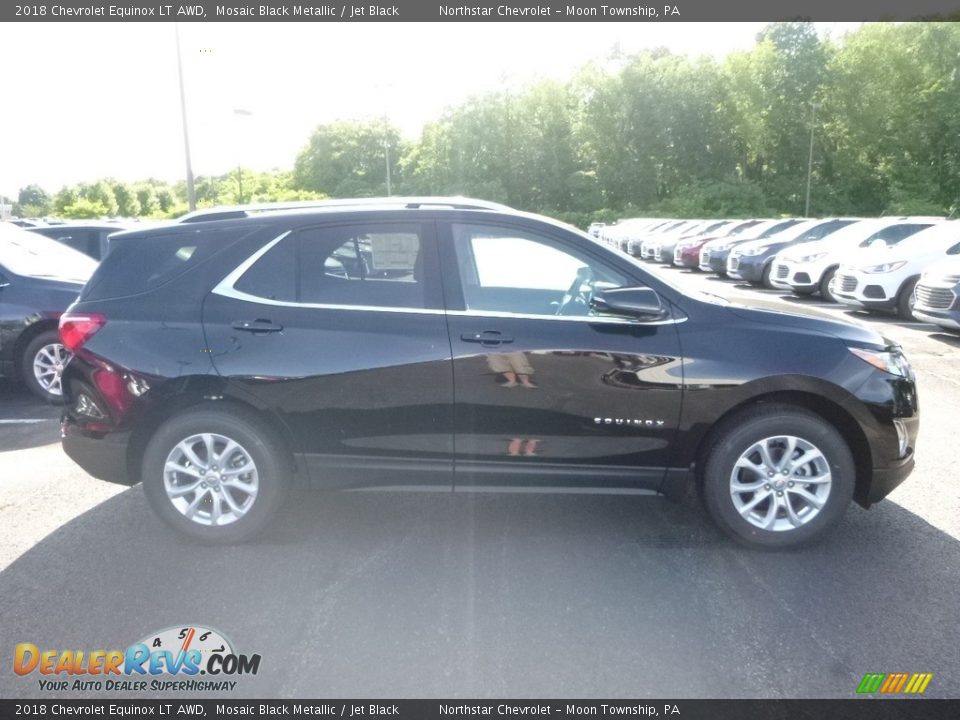 2018 Chevrolet Equinox LT AWD Mosaic Black Metallic / Jet Black Photo #6