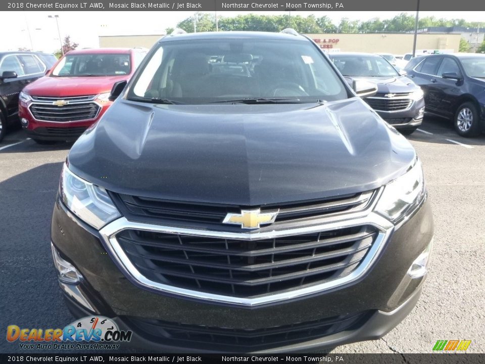 2018 Chevrolet Equinox LT AWD Mosaic Black Metallic / Jet Black Photo #8