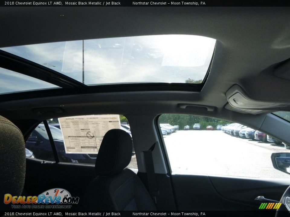 2018 Chevrolet Equinox LT AWD Mosaic Black Metallic / Jet Black Photo #12