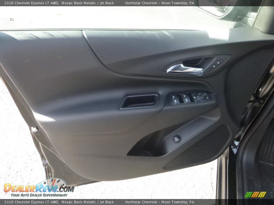 2018 Chevrolet Equinox LT AWD Mosaic Black Metallic / Jet Black Photo #14