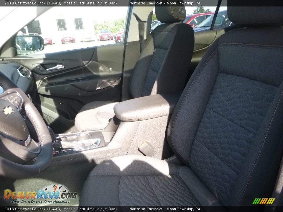2018 Chevrolet Equinox LT AWD Mosaic Black Metallic / Jet Black Photo #15