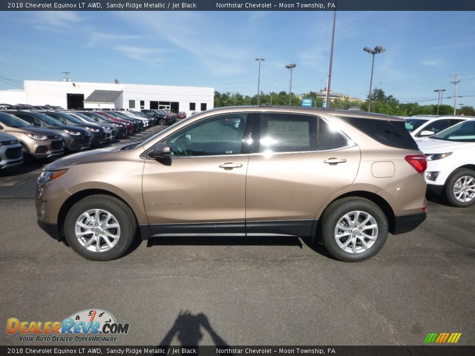 2018 Chevrolet Equinox LT AWD Sandy Ridge Metallic / Jet Black Photo #2