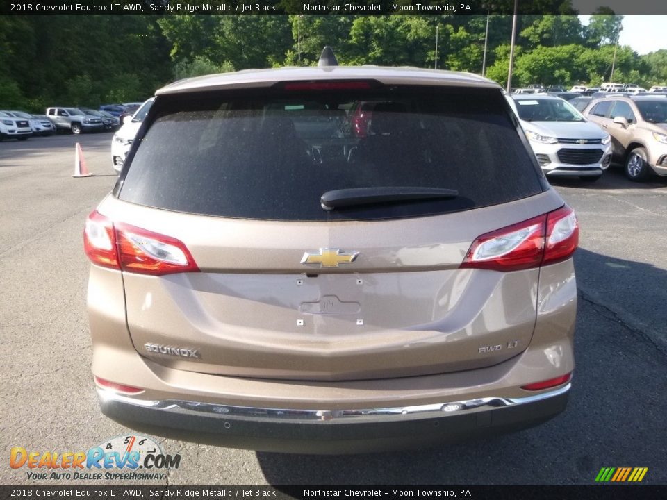 2018 Chevrolet Equinox LT AWD Sandy Ridge Metallic / Jet Black Photo #4