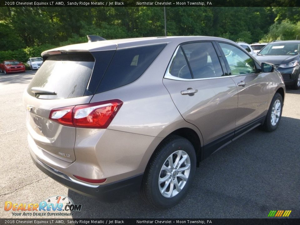 2018 Chevrolet Equinox LT AWD Sandy Ridge Metallic / Jet Black Photo #5
