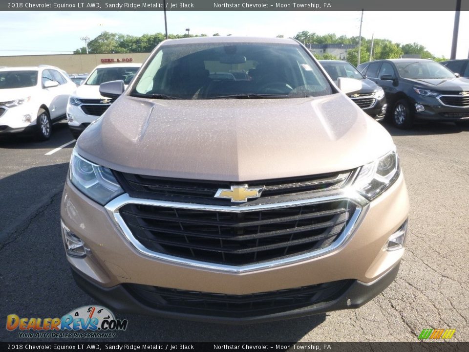 2018 Chevrolet Equinox LT AWD Sandy Ridge Metallic / Jet Black Photo #8