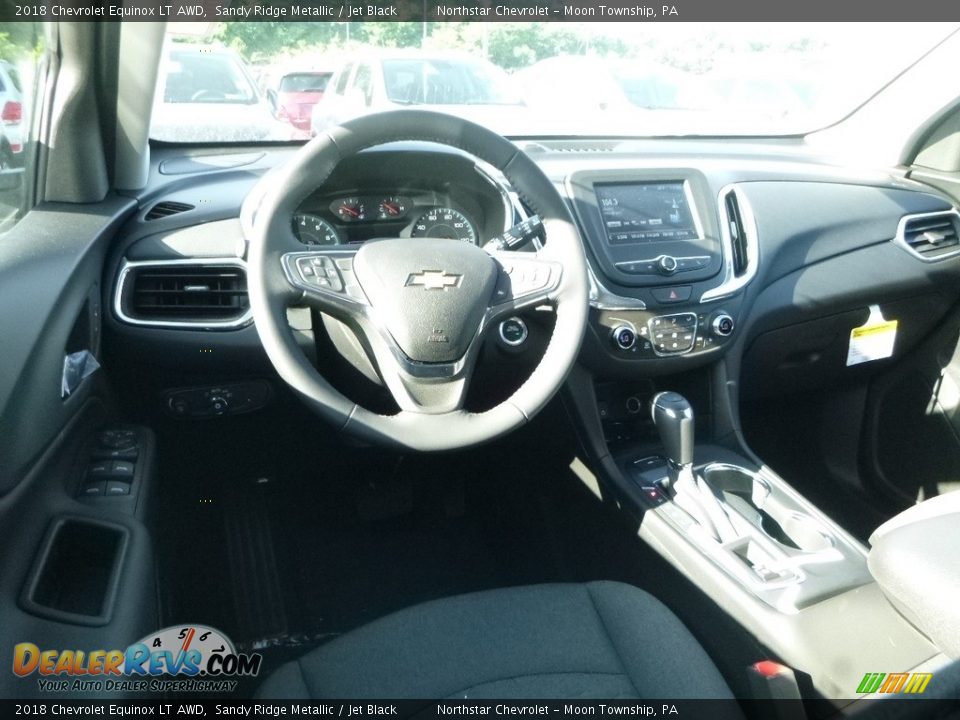 2018 Chevrolet Equinox LT AWD Sandy Ridge Metallic / Jet Black Photo #14