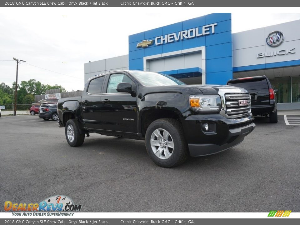 2018 GMC Canyon SLE Crew Cab Onyx Black / Jet Black Photo #1