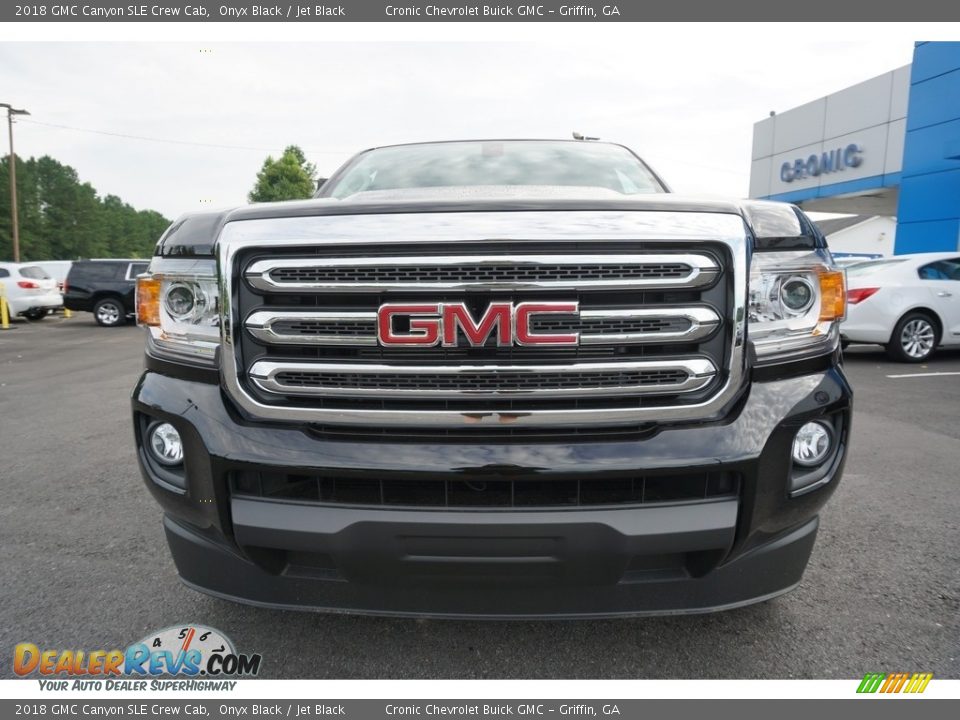 2018 GMC Canyon SLE Crew Cab Onyx Black / Jet Black Photo #2