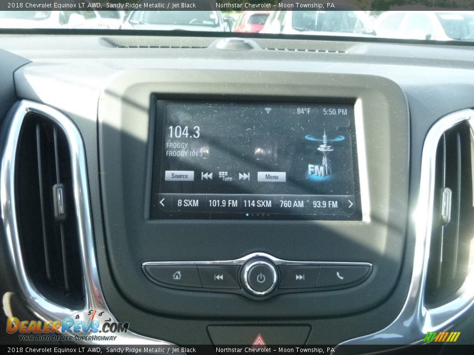 2018 Chevrolet Equinox LT AWD Sandy Ridge Metallic / Jet Black Photo #18