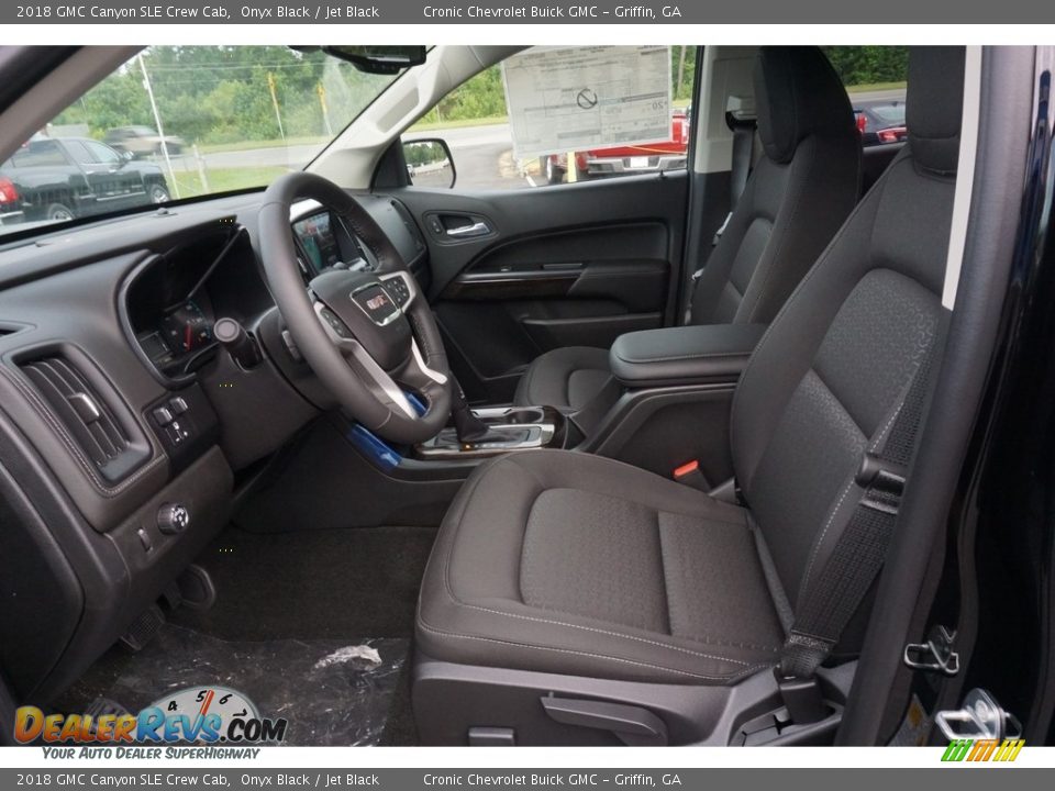 2018 GMC Canyon SLE Crew Cab Onyx Black / Jet Black Photo #4