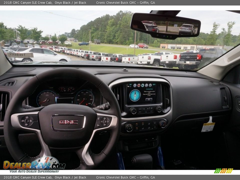 2018 GMC Canyon SLE Crew Cab Onyx Black / Jet Black Photo #5