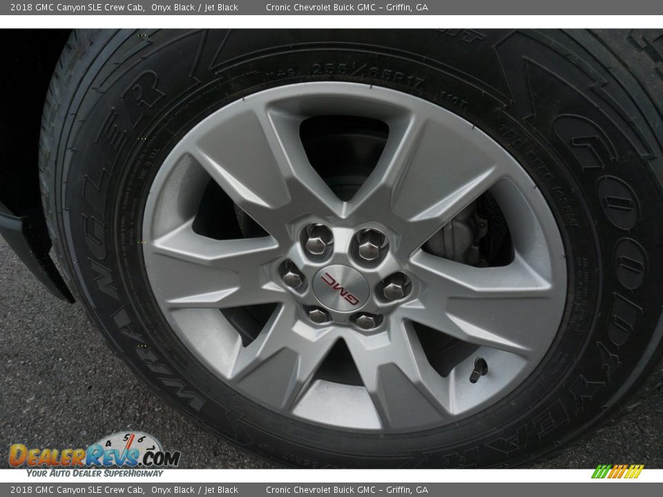 2018 GMC Canyon SLE Crew Cab Onyx Black / Jet Black Photo #7