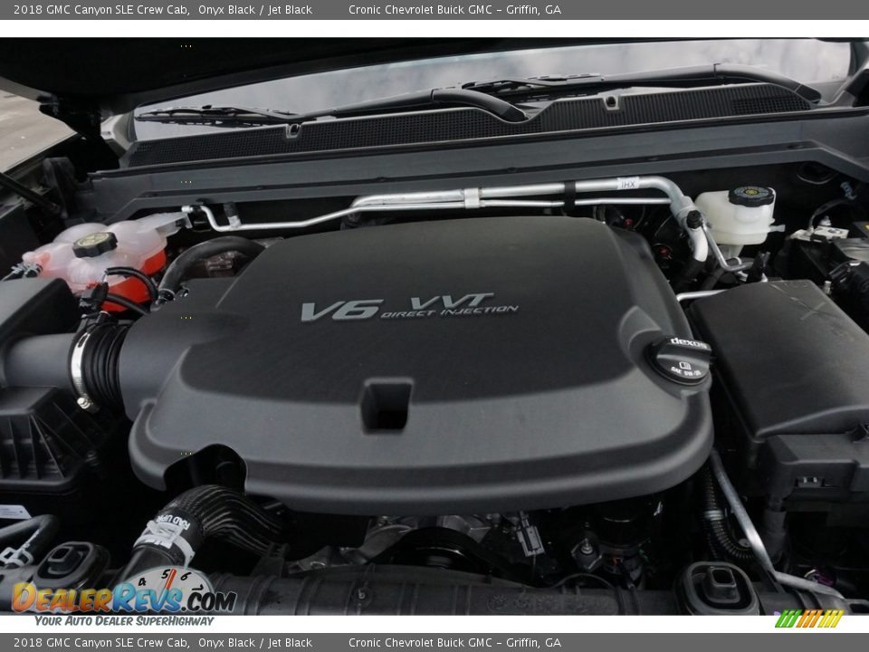 2018 GMC Canyon SLE Crew Cab Onyx Black / Jet Black Photo #8