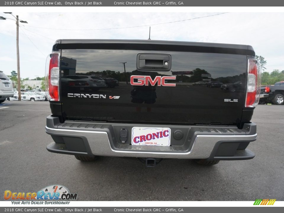 2018 GMC Canyon SLE Crew Cab Onyx Black / Jet Black Photo #11
