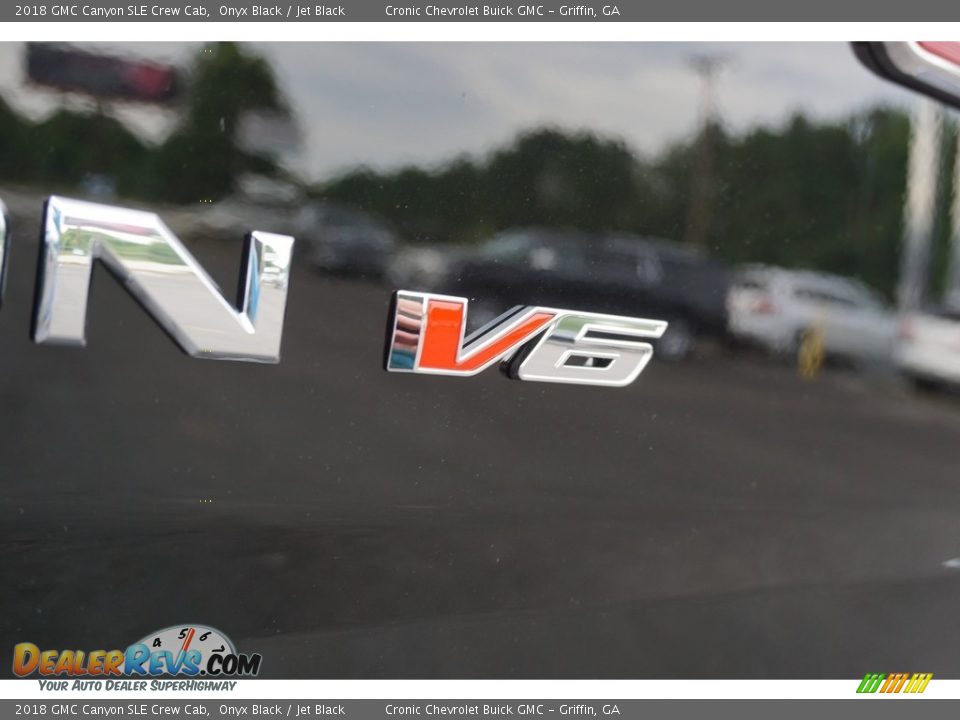 2018 GMC Canyon SLE Crew Cab Onyx Black / Jet Black Photo #12