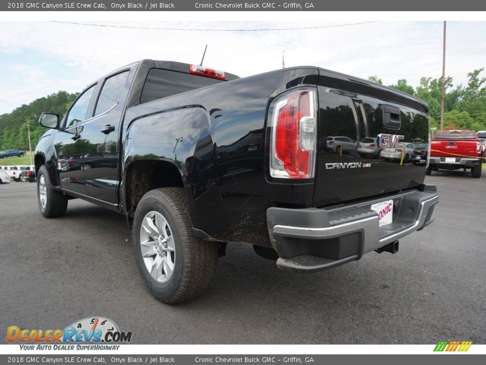 2018 GMC Canyon SLE Crew Cab Onyx Black / Jet Black Photo #13