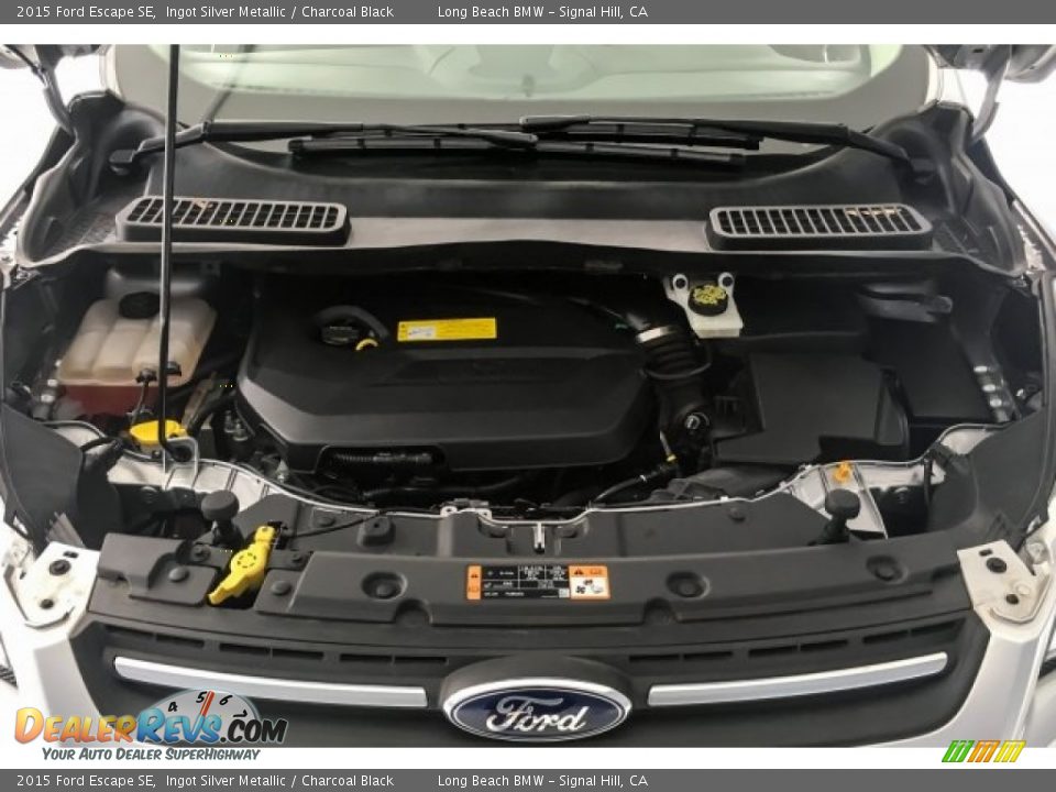 2015 Ford Escape SE Ingot Silver Metallic / Charcoal Black Photo #9