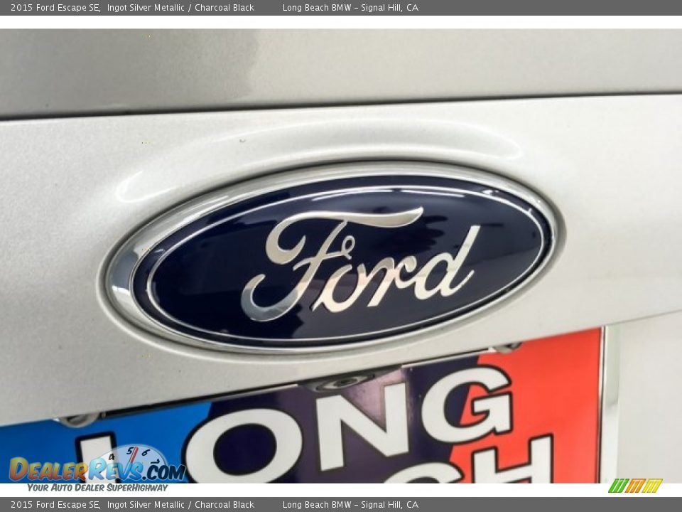 2015 Ford Escape SE Ingot Silver Metallic / Charcoal Black Photo #31