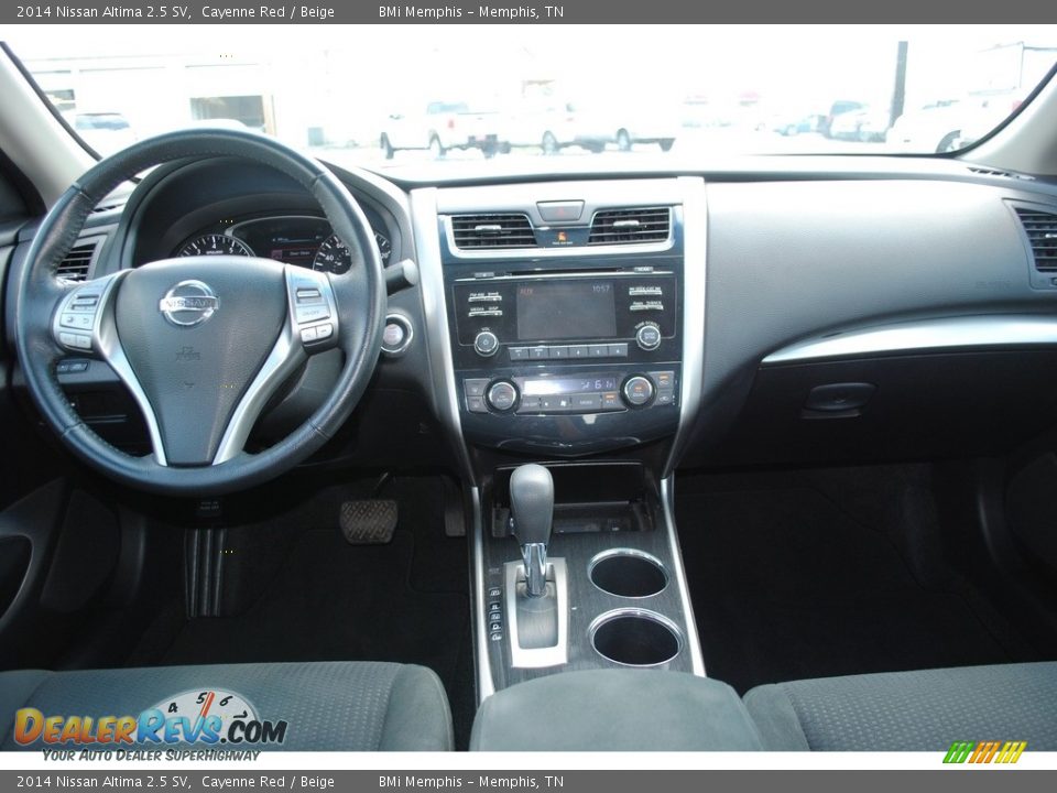 2014 Nissan Altima 2.5 SV Cayenne Red / Beige Photo #9