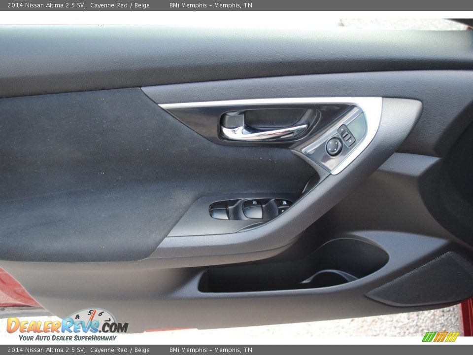 2014 Nissan Altima 2.5 SV Cayenne Red / Beige Photo #10