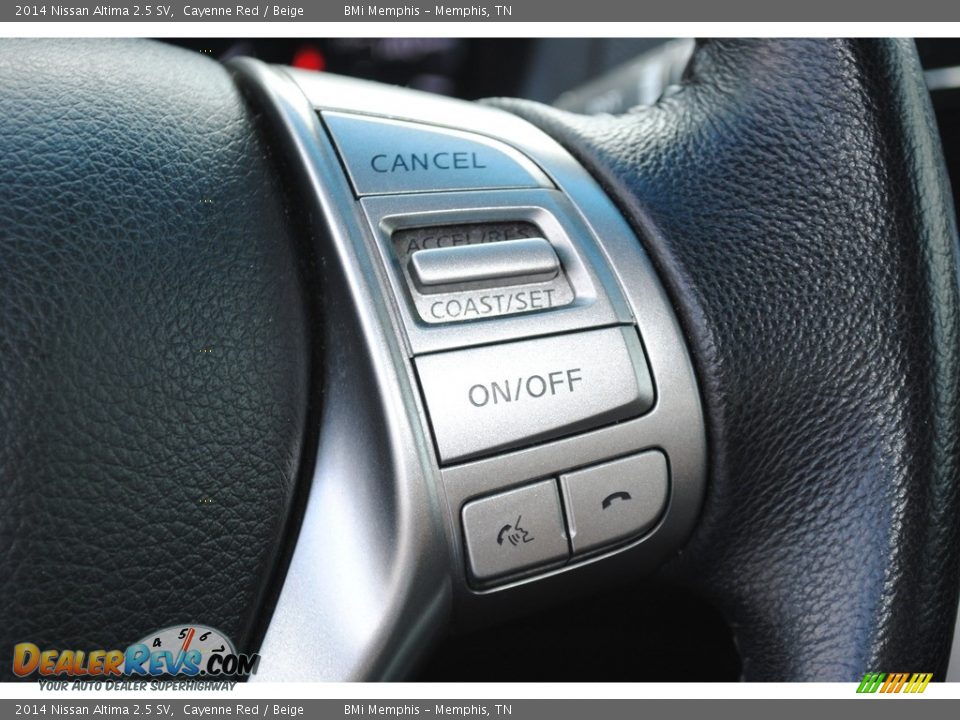 2014 Nissan Altima 2.5 SV Cayenne Red / Beige Photo #14