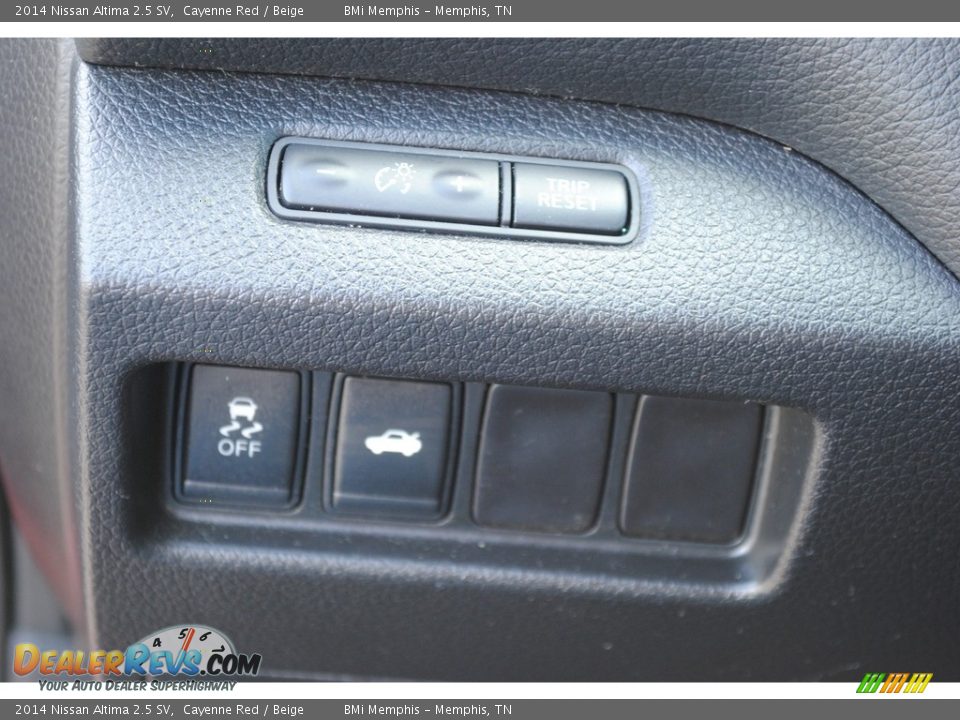 2014 Nissan Altima 2.5 SV Cayenne Red / Beige Photo #15