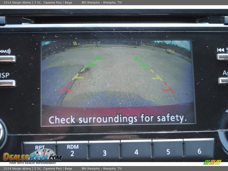 2014 Nissan Altima 2.5 SV Cayenne Red / Beige Photo #18