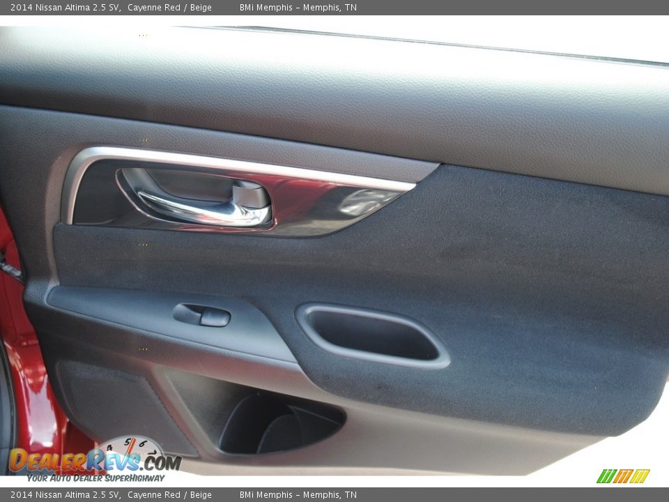 2014 Nissan Altima 2.5 SV Cayenne Red / Beige Photo #22