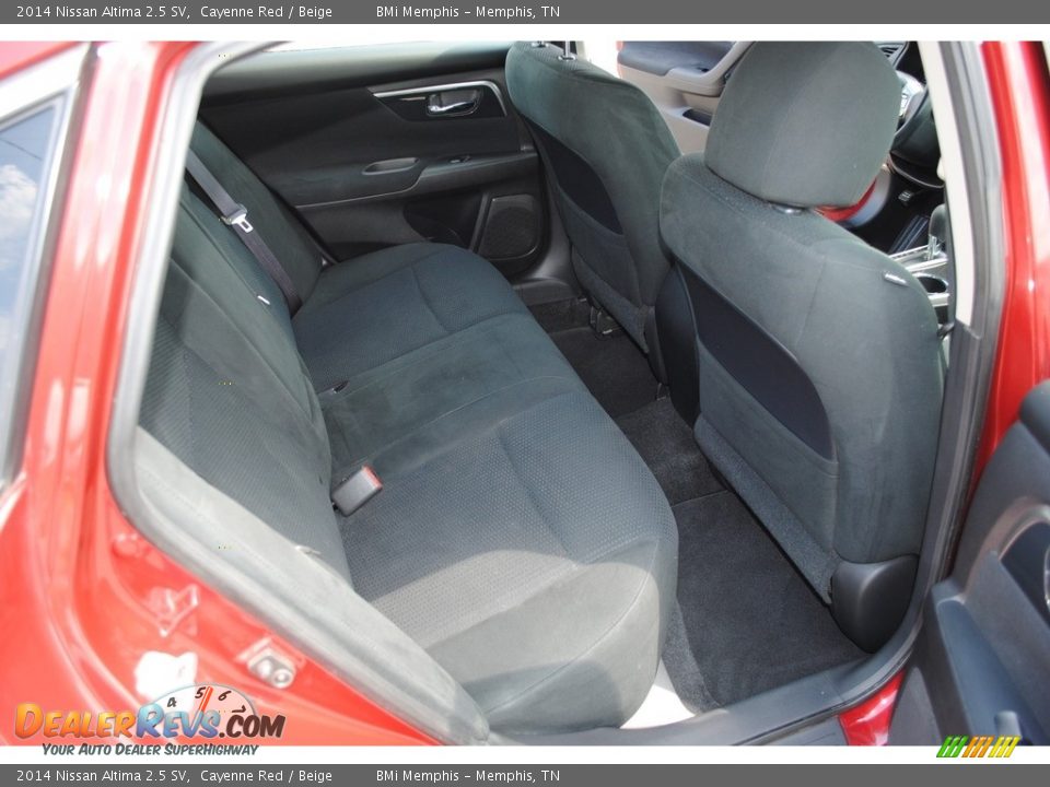 2014 Nissan Altima 2.5 SV Cayenne Red / Beige Photo #23