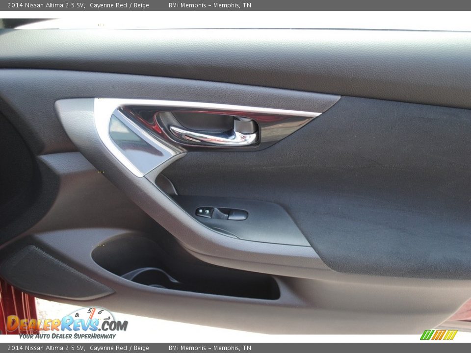 2014 Nissan Altima 2.5 SV Cayenne Red / Beige Photo #24