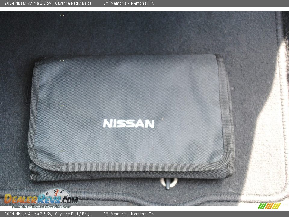 2014 Nissan Altima 2.5 SV Cayenne Red / Beige Photo #26