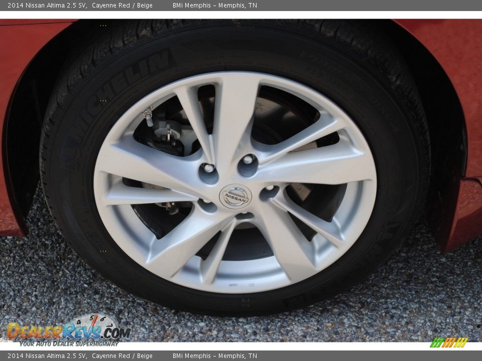 2014 Nissan Altima 2.5 SV Cayenne Red / Beige Photo #28