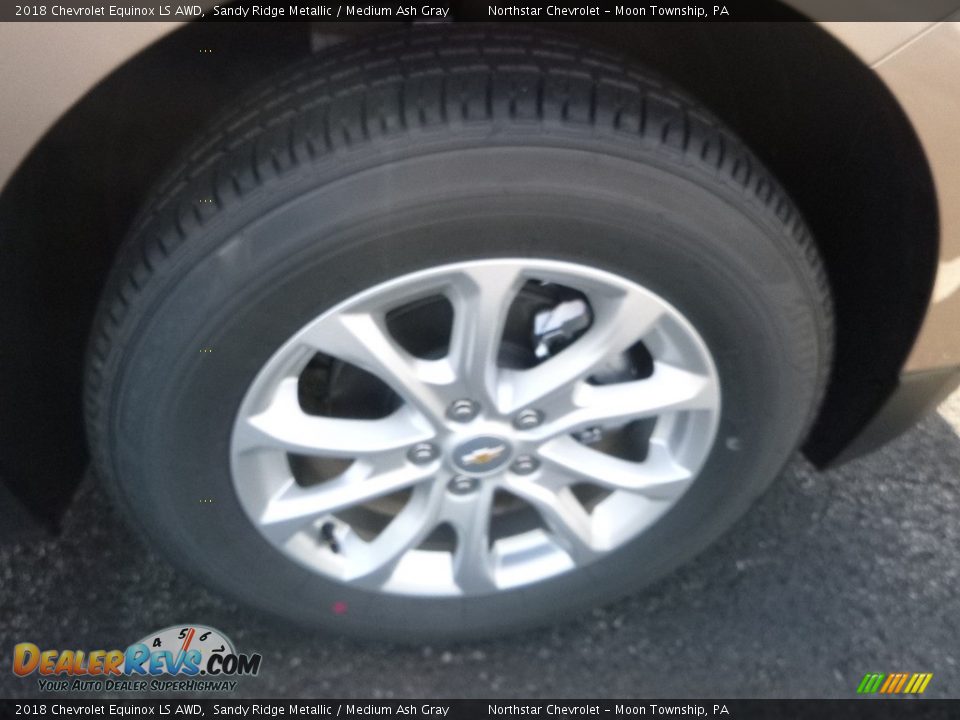 2018 Chevrolet Equinox LS AWD Sandy Ridge Metallic / Medium Ash Gray Photo #7