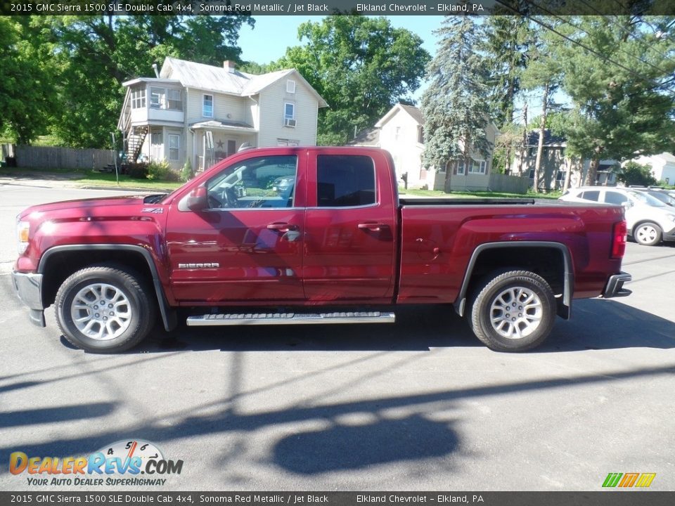2015 GMC Sierra 1500 SLE Double Cab 4x4 Sonoma Red Metallic / Jet Black Photo #1