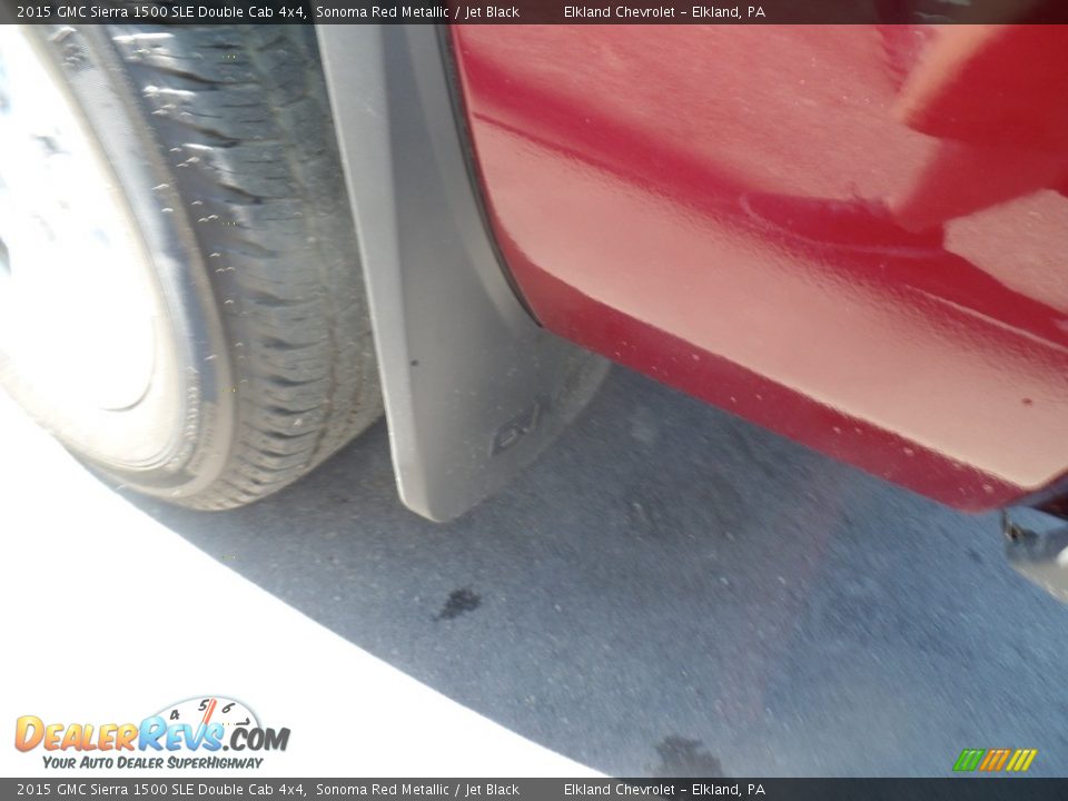 2015 GMC Sierra 1500 SLE Double Cab 4x4 Sonoma Red Metallic / Jet Black Photo #10
